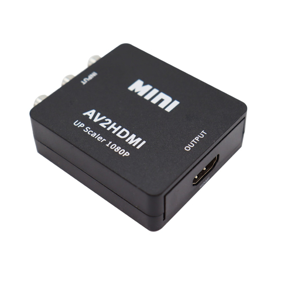 Image sur Adaptateur AV2HDMI RCA AV/CVSB L/R vers détartreur AV Compatible HDMI convertisseur vidéo HD 1080P prise en charge NTSC PAL