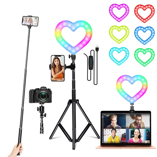 Lampe Anneau LED Réglable - Source De Lumière Stable Pour Labo, Bureau, école - Alimentation 0-250V