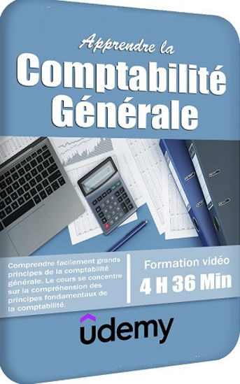 Image sur DVD UDEMY - APPRENDRE LA COMPTABILITÉ GÉNÉRALE 2022 4h 36 min.