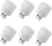 Image sur Veilleuse USB, mini ampoule LED, veilleuse enfichable, petites veilleuses, blanc chaud, ampoule USB pour chambre, salle de bain, couloir, chambre d'enfant, cuisine, lampe USB de voiture, 6PS (6 blanches)