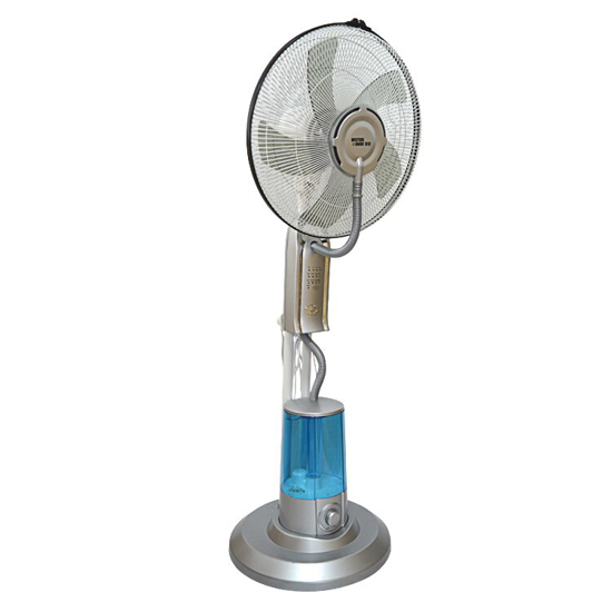 Image sur Ventilateur Brumisateur avec Télécommande, 2 en 1 Ventilateur sur Pied Humidificateur 3.2L Rafraichisseur d'air Minuterie Ventilateur Oscillant pour Chambre Bureau