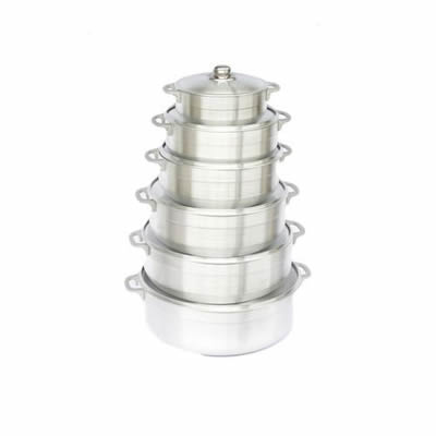 Jeu de Marmites - Inox - 6 Pièces