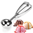 Image sur cuillère à crème glacée en acier inoxydable outils de boule de cuisson