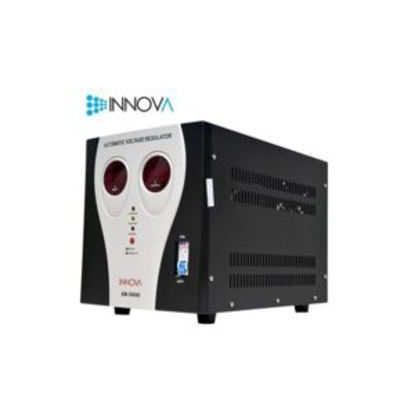 Agrandir l'image de Régulateur De Tension INNOVA -1000VA - Noir - 6 Mois Image de Régulateur De Tension INNOVA -1000VA - Noir - 6 Mois