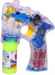Image sur Pistolet à bulles exclusif à piles LED Bubble Shooter Gun à l'intérieur de la bouteille et jouet sonore léger pour enfants (multicolore)