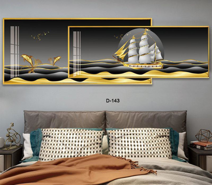 Image de Tableau décoratif d'intérieur - Arbustes Verts - 2 en 1 -