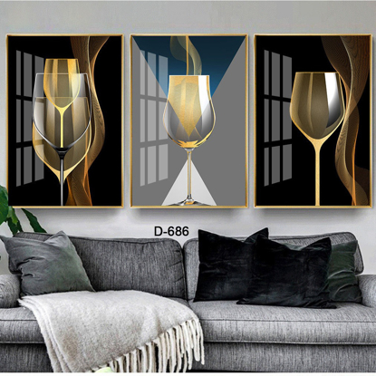 Image de Tableau décoratif d'intérieur -  Verts - 3 en 1