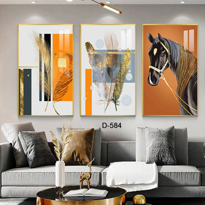 Image de Tableau décoratif d'intérieur -Cuisine Moderne Décoration  - 3 en 1