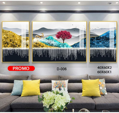 Image de Tableau décoratif d'intérieur -Cuisine Moderne Décoration  - 3 en 1