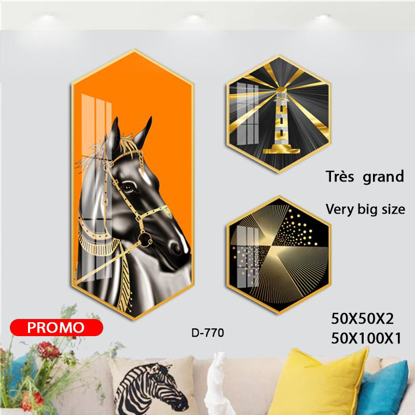 Image de Tableau décoratif d'intérieur -Cuisine Moderne Décoration  - 3 en 1