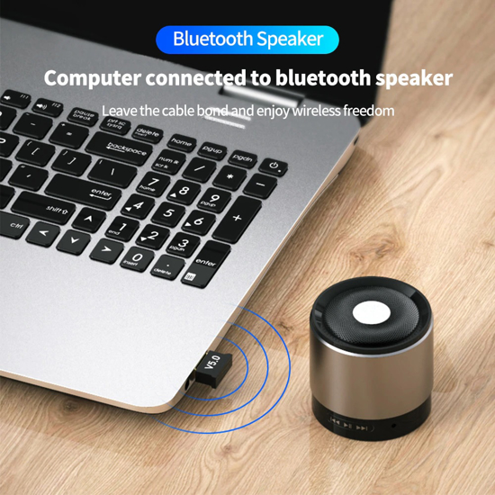 Transmetteur récepteur Bluetooth USB 5.0 sans pilote sans fil.