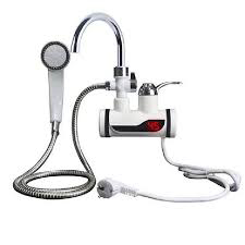 Robinet Chauffant Instantané 3000W Avec écran LED - Eau Chaude En 3 Secondes Pour Salle De Bain, Cuisine, Camping-car