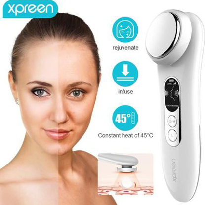 Agrandir l'image de Appareil Anti Rides Visage, XPREEN Appareil Massage Soin chaud et Froid Dispositif de Beauté LED Lumière Appareil de Beauté Visage Chaud Image de Appareil Anti Rides Visage, XPREEN Appareil Massage Soin chaud et Froid Dispositif de Beauté LED Lumière Appareil de Beauté Visage Chaud