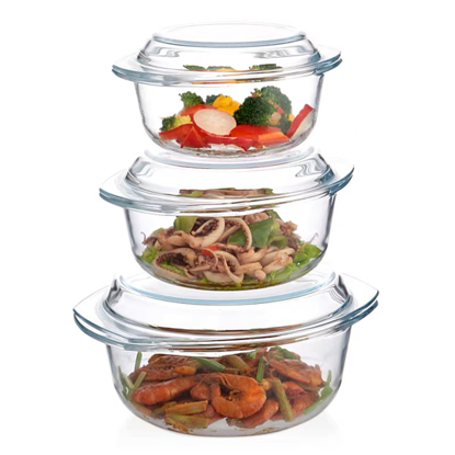 Image de Jeu d'assiettes translucide 3 pièces