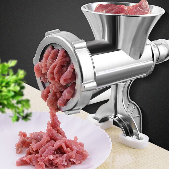 Image sur Hachoir à viande manuel Tube de remplissage fabricant de saucisses broyeur à épices hachoir hachoir en alliage d'aluminium ustensiles de cuisine ménagers -