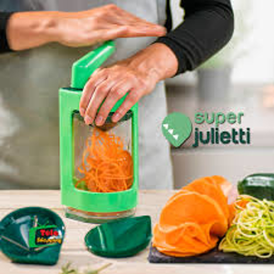 Image sur Coupe-Spirale Super Julietti pour Couper Les légumes - Spaghetti aux légumes, Spirales et Julienne