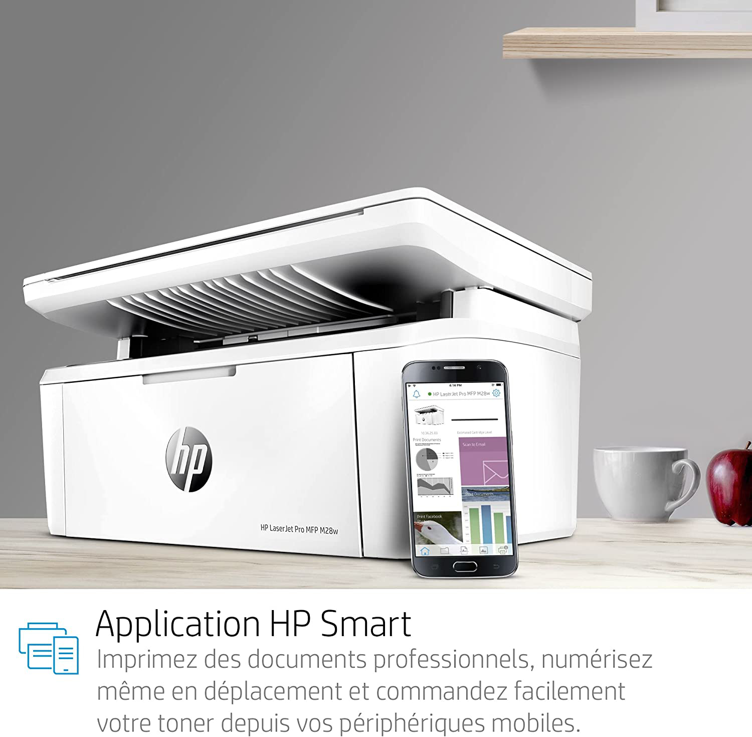 HP LaserJet Pro M28w Laser tout en un - Monochrome
