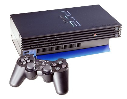 Console PlayStation 2 Noire – Avec 2 Manettes Et 3 Jeux – Occasion
