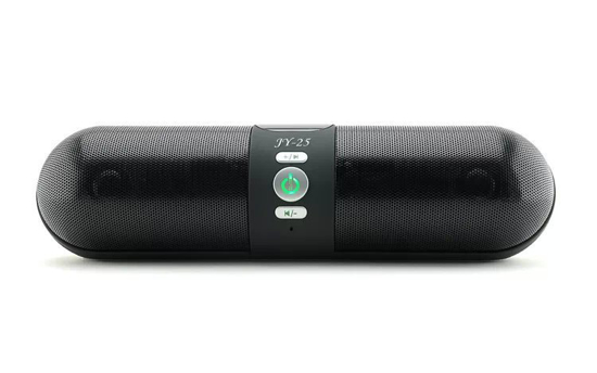 Image sur Bluetooth extérieur de style tablette JY-25, mini mains libres MP3 portable stéréo, boîtier radio avec fente pour carte usb-tf