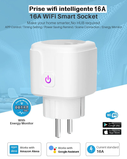 Prise-WiFi-intelligente-UE-16A-avec-fonction-de-moniteur-de-puissance-wifi-smart-socket-16A