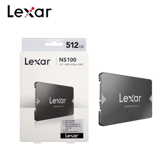 Image sur Disque Dur Interne  SSD LEXAR 512-Go noir avec 6Gb/s de lecture -03 mois de garantie