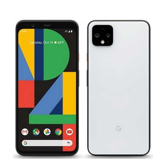 Smartphone Google Pixel 4 XL - 128Go6Go RAM - 6.3'' - 16MP - 3700mAh -3 mois