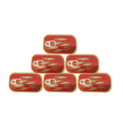05 boîtes de sardine Ricco-125g