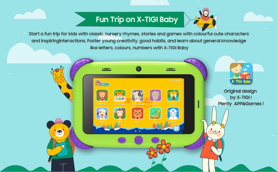 Image sur Tablette Éducative Kids 5 mini  - 3G - 5" - 16GO Rom / 2  Go Ram - 1 sim -  Quad-Core  - 3500 Mah - vert - 13 mois de garantie
