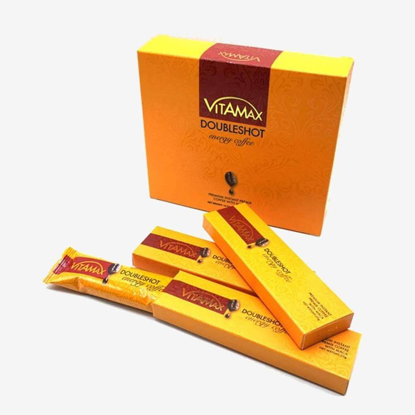 Image de Vitamax Double Shot Café – Booster d'Énergie & de Vitalité
