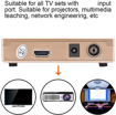 Image sur combo tv avec hdmi et usb  adaptateur récepteur TV analogique avec télécommande pour projecteurs, enseignement multimédia, ingénierie réseau