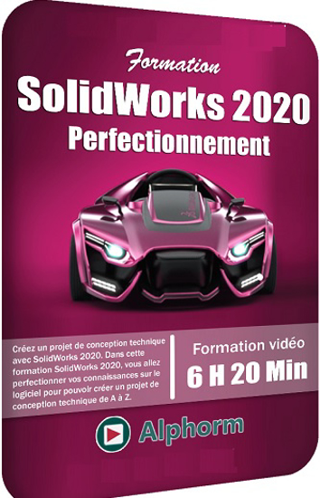Image sur Formation SolidWorks 2020  Perfectionnement + Livre 6h 20 Min - 12 Go