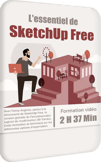 Image sur Formation video2brain - L’essentiel de SketchUp Free 2 h 37 Min - 5.3 Go