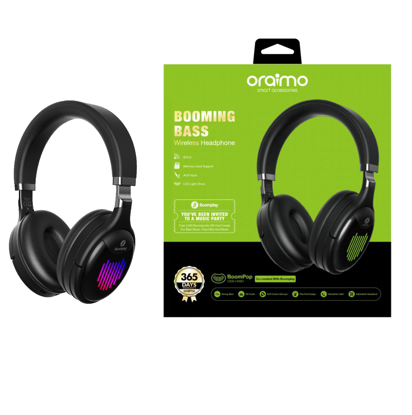 Image de Oraimo Casque Audio Bluetooth - BoomPlay - BoomPop OEB-H89D - 13 Mois de Garantie