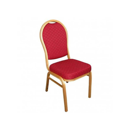 Image sur Chaise De Banquet - Rouge  Et Or