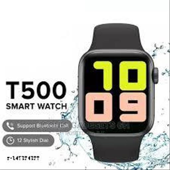 Image sur Montre connectée FitPro T500 avec appels Bluetooth, moniteur de fréquence cardiaque, bracelet de montre intelligente pour suivi de la condition physique   (noir)