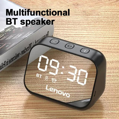 Agrandir l'image de Haut-parleur portable Bluetooth sans fil Lenovo TS13 avec horloge et reveil Image de Haut-parleur portable Bluetooth sans fil Lenovo TS13 avec horloge et reveil