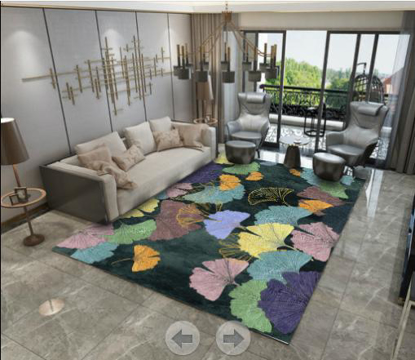Image de Tapis Fleurie Leger  de Decoration ( salon, chambre, veranda) 1.20m×1.60