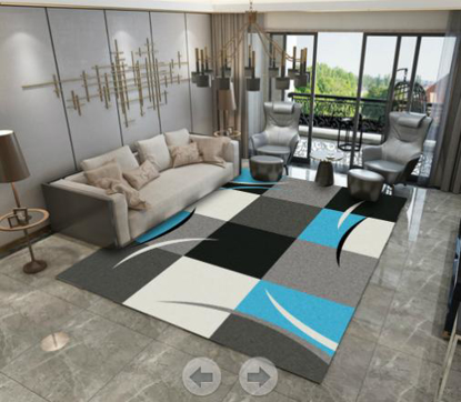 Image de Tapis Leger  de Decoration ( salon, chambre, veranda) 1.20m×1.60 -