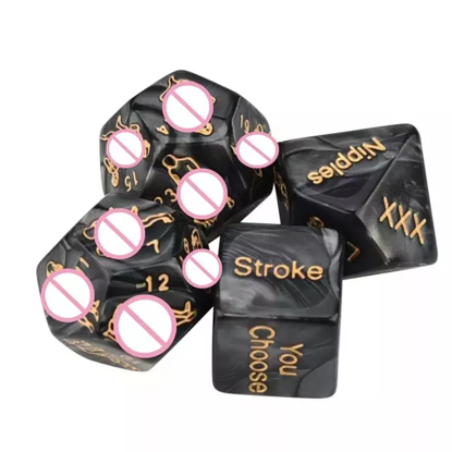 Agrandir l'image de Dés acrylique pour jeu sexuel Image de Dés acrylique pour jeu sexuel