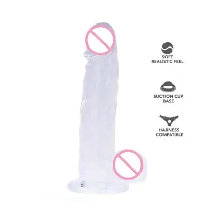 Image de Gode translucide 10 pouce