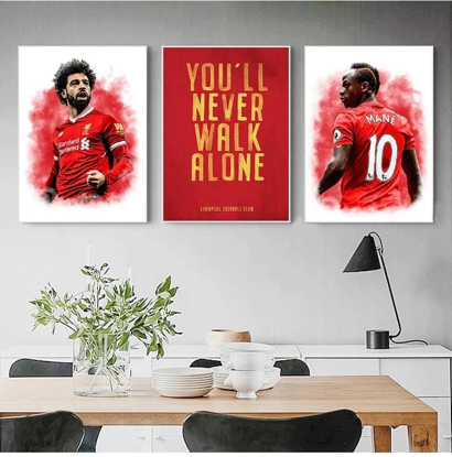 Image de Tableau décoratif d'intérieur -SADIO MANE ET SALLAH  5 en 1