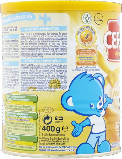 Image sur 2 Nestle Cerelac Blé 400g Acheté + Nestle cerelac 250g (Offert)