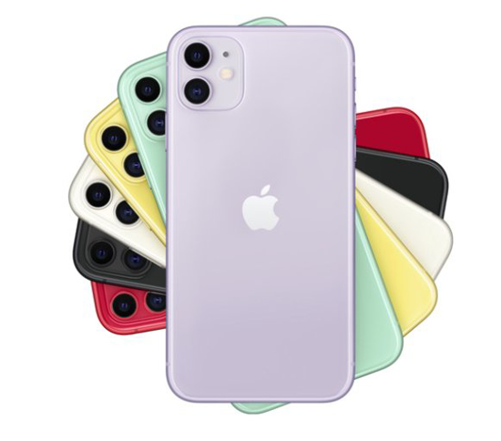 Image sur Apple IPhone 11 - smartphone - 64Go/ 4Go -12Mpx - Black, Green, Yellow, Purple, Red, White - Garantie 06 Mois