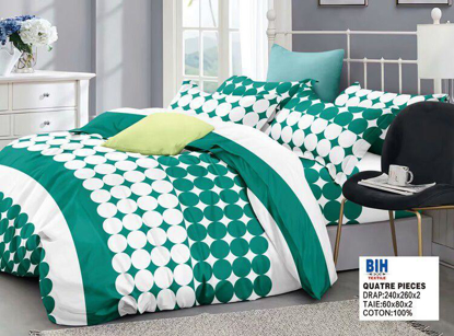 Image de 2 Draps 3 Places + 1 Paire De Taies D'Oreiller