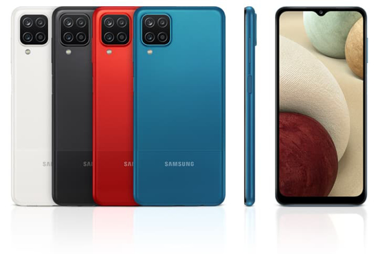 Image sur Samsung Galaxy A12 64GO/ 4GO ram 5000 mAh + Glace de protection + ecouteur sans fil JBL ( scelle)   03 Mois de garantie