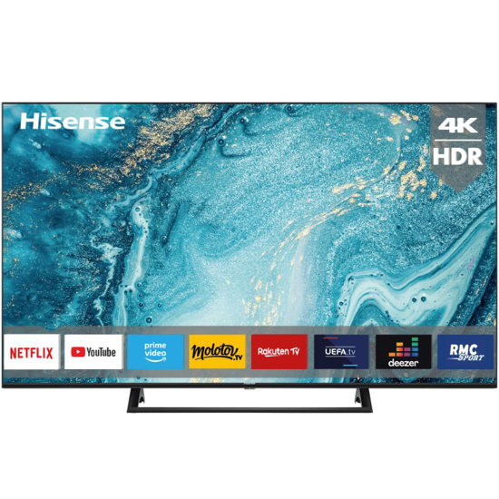 Tv Hisense A7300 - 4K Ultra HD - 55 pouces+ Support Support Mural - Compatible TV Ecran Plat - 14 - 44 pouces  - Noir