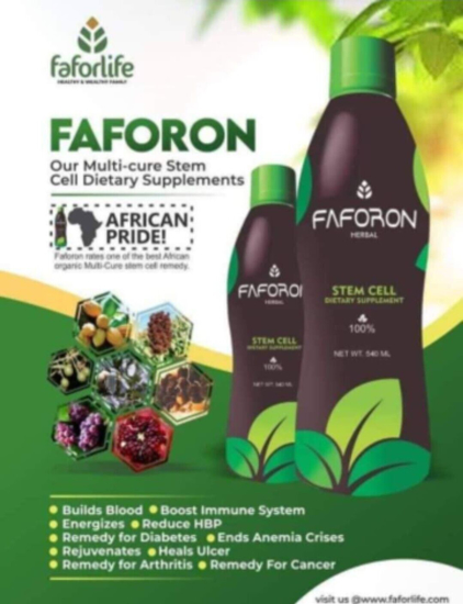 Image sur Complément Alimentaire FaForon Herbal Stem Cell de Faforlife, 500ml