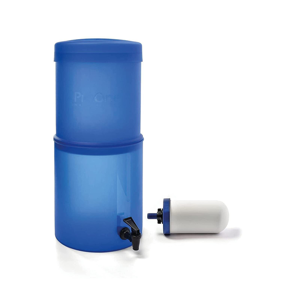 Image sur Système de filtre à eau par gravité en plastique sans BPA avec options de filtre
