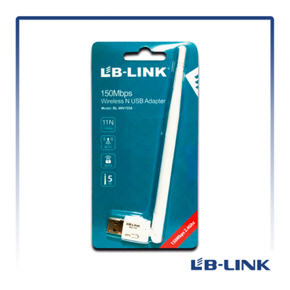 Agrandir l'image de PILOTE DE WIFI USB LB-Link BL-WN-155A -2,4Ghz-Linux, Windows XP, Windows 7-03 MOIS DE GARANTIE Image de PILOTE DE WIFI USB LB-Link BL-WN-155A -2,4Ghz-Linux, Windows XP, Windows 7-03 MOIS DE GARANTIE