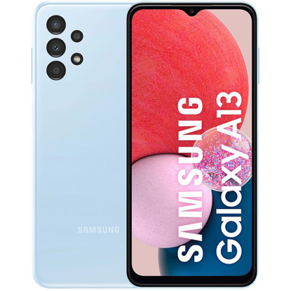Agrandir l'image de Samsung Galaxy A13 - 4G LTE  - 128Go/4Go RAM - 6.6" - 2 SIM - 50MP/8MP - 5000mAh - 24 mois de garantie Image de Samsung Galaxy A13 - 4G LTE  - 128Go/4Go RAM - 6.6" - 2 SIM - 50MP/8MP - 5000mAh - 24 mois de garantie